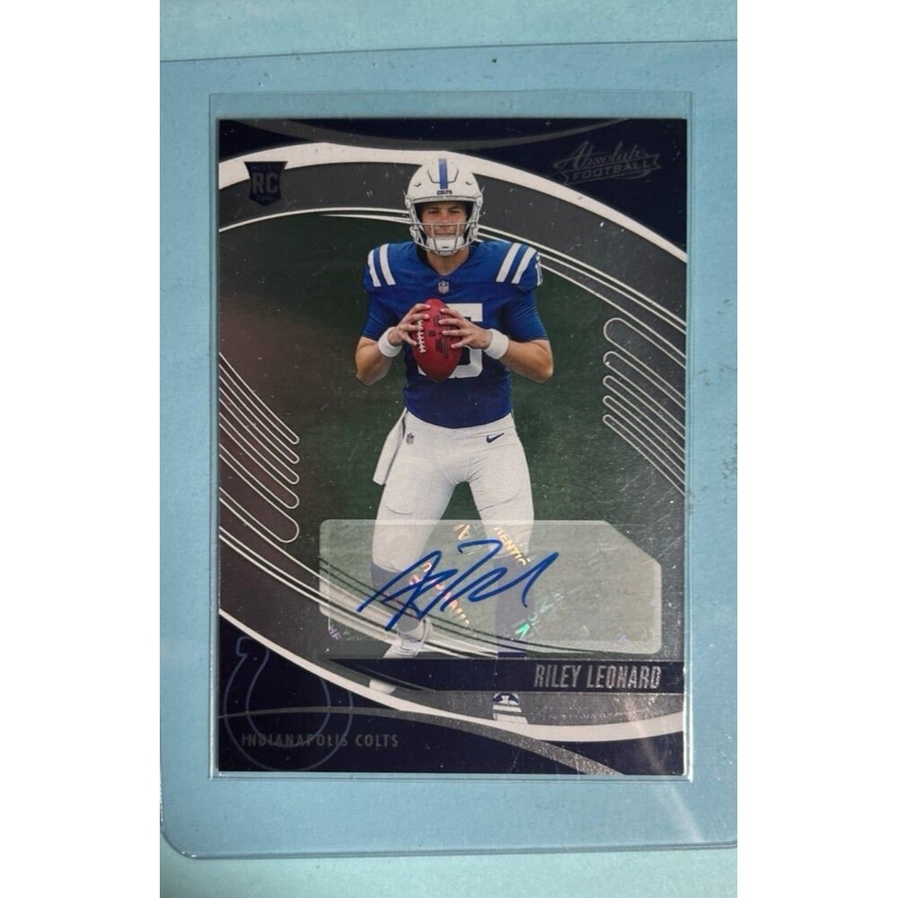 Riley Leonard Indianapolis Colts Panini 2025 Absolute Rookie Autograph #172